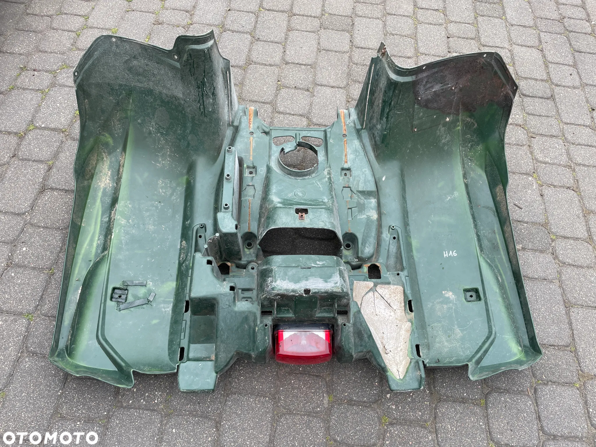 PLASTIK TYŁ OWIEWKA YAMAHA YFM 550 700 GRIZZLY 3B4-21611 - 7