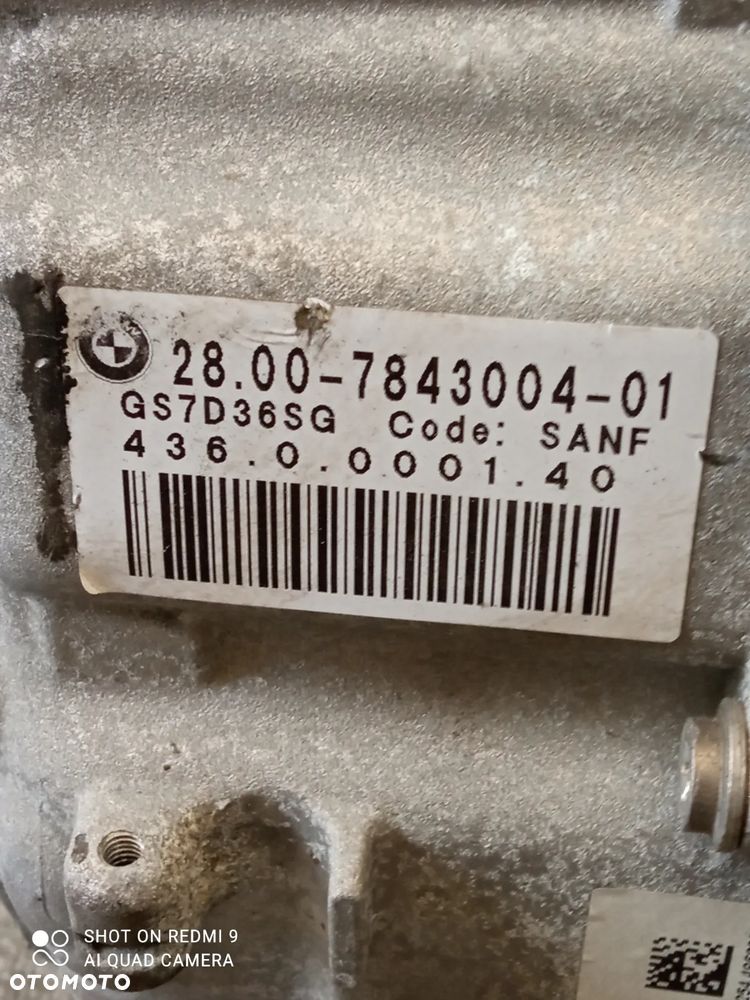 BMW E90 E92 93 SKRZYNIA M3 GS7D36SG 7843004 2283325 - 6