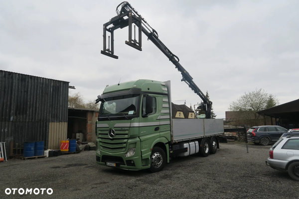 Mercedes-Benz Actros 2545 / skrzynia 6,65m / 6x2 / + HDS ATLAS 129.3