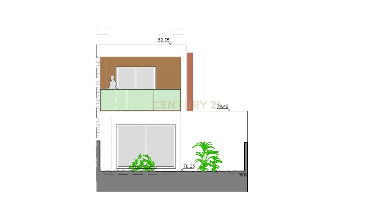 Moradia em construção com arquitetura contemporânea - Grande imagem: 2/16