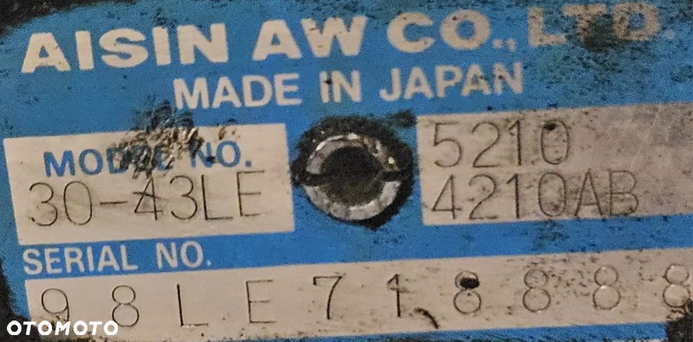 JEEP CHEROKEE ZJ XJ SKRZYNIA BIEGÓW 30-43LE 52104210AB - 4