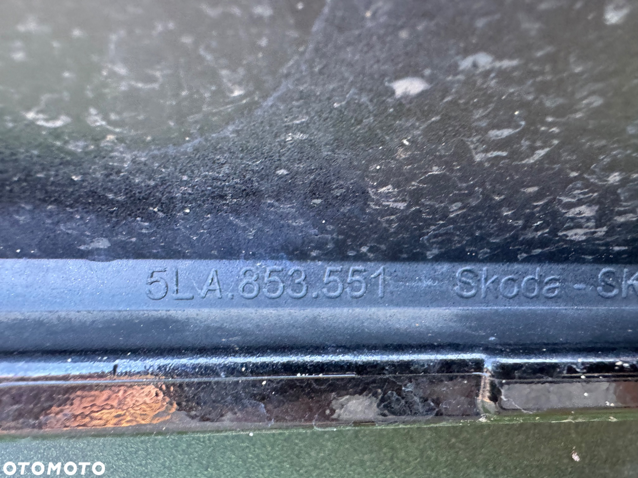 ZDERZAK PRZÓD PRZEDNI SKODA ENYAQ RS 20+ SPRYSKI 4PDC LISTWA BLENDA 5LA807221F 5LA853551 ORYGINAŁ - 13