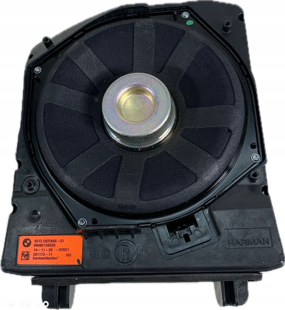 BMW 1 F40 GŁOŚNIK NISKOTONOWY SUBWOOFER HARMAN KARDON PRAWY 2622666 - 1