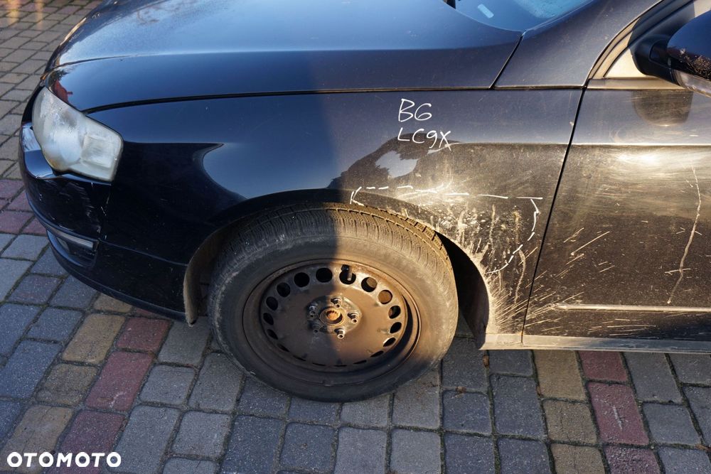 MASKA ZDERZAK BŁOTNIKI LAMPY PASSAT B6 LC9X  VOLKSWAGEN 2005-2010 CZARNY PRZÓD KOMPLETNY - 19