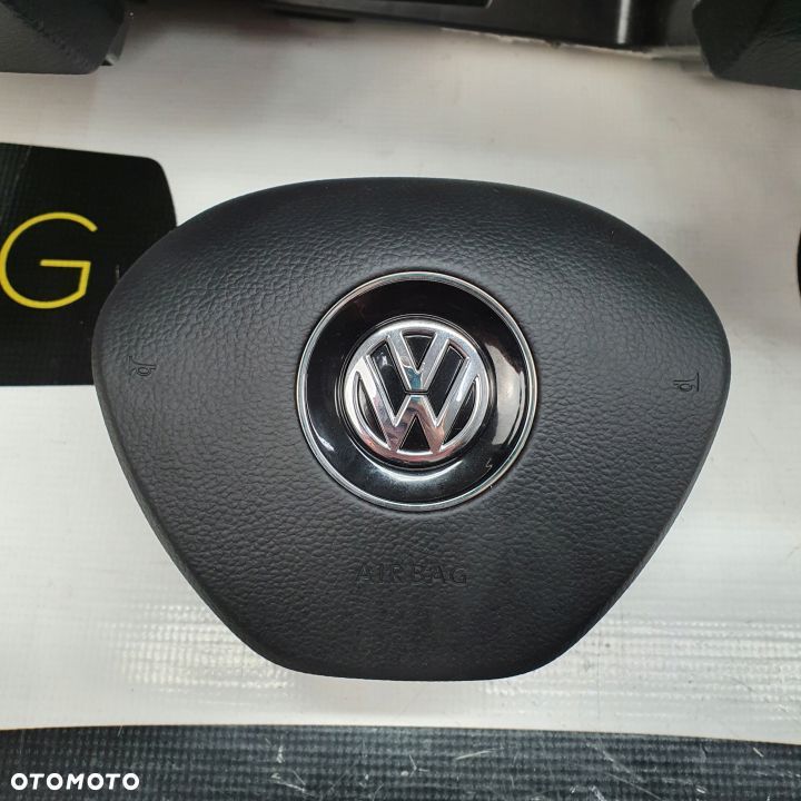 VW T6 DESKA ROZDZIELCZA KONSOLA KOKPIT PULPIT PODUSZKI AIRBAG AIR BAG PASY KIT SET - 6