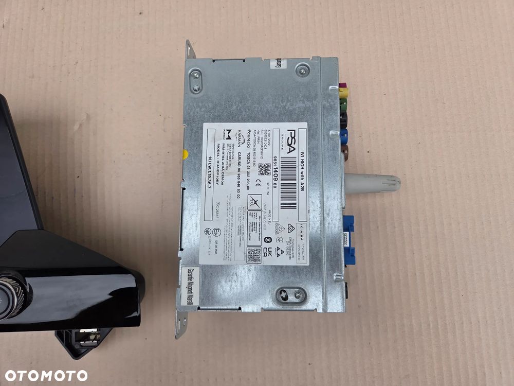Radio nawigacja wyświetlacz Citroen C5X  9838912280  9851140980 - 5