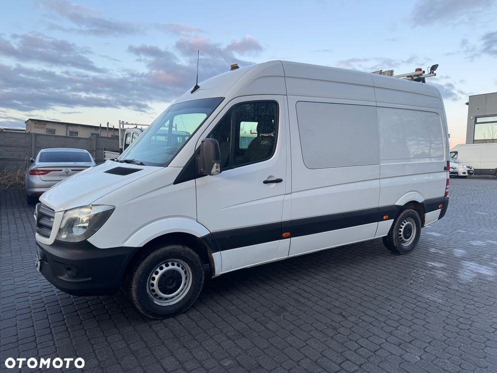 Mercedes-Benz Sprinter 316CDi  Brygadówka 2018 r. Klima 2xParktronic Navi Kamera - 11