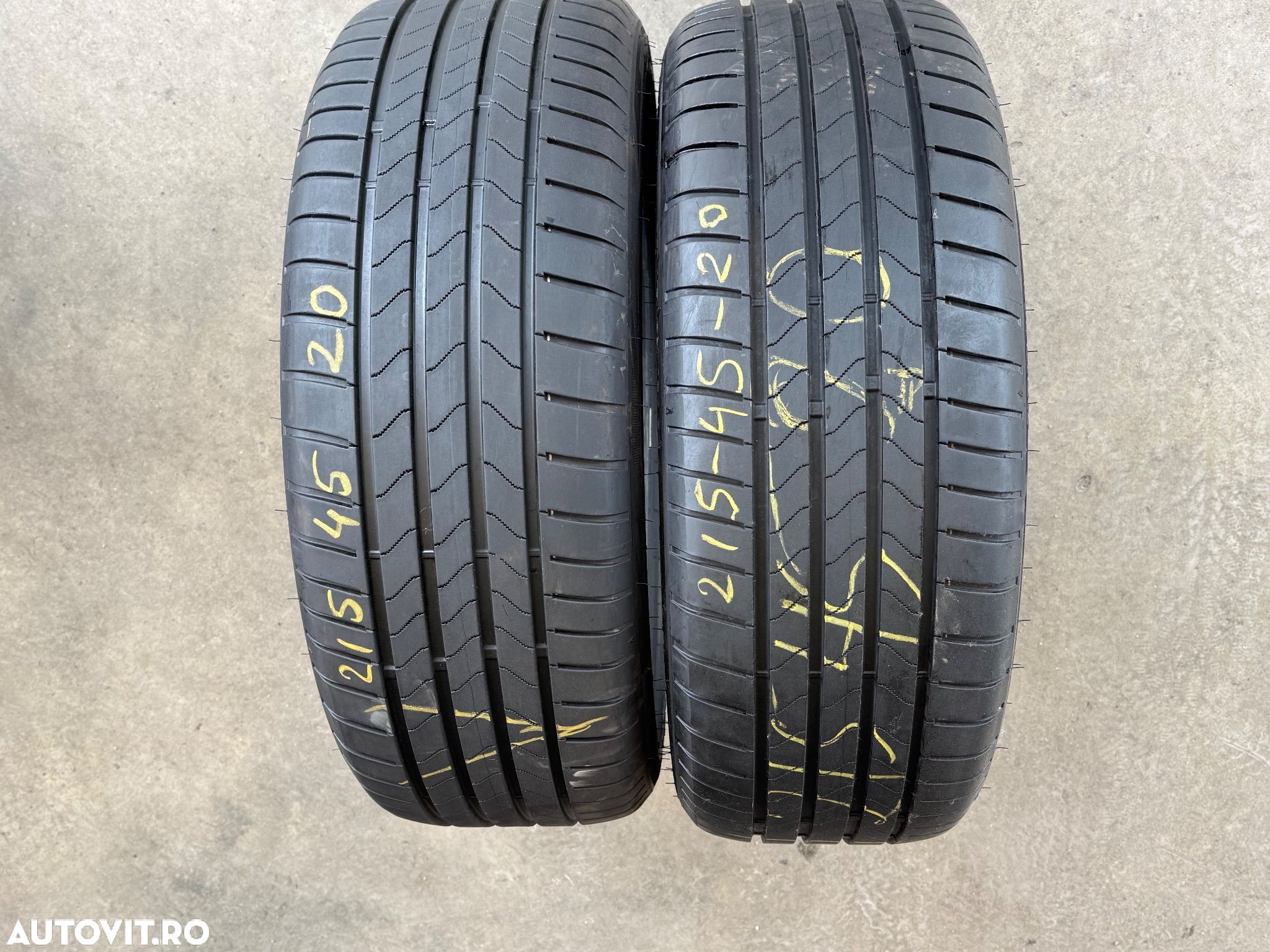 Vând 2 anvelope 215/45/20 bridgestone de vară ca noi - 1