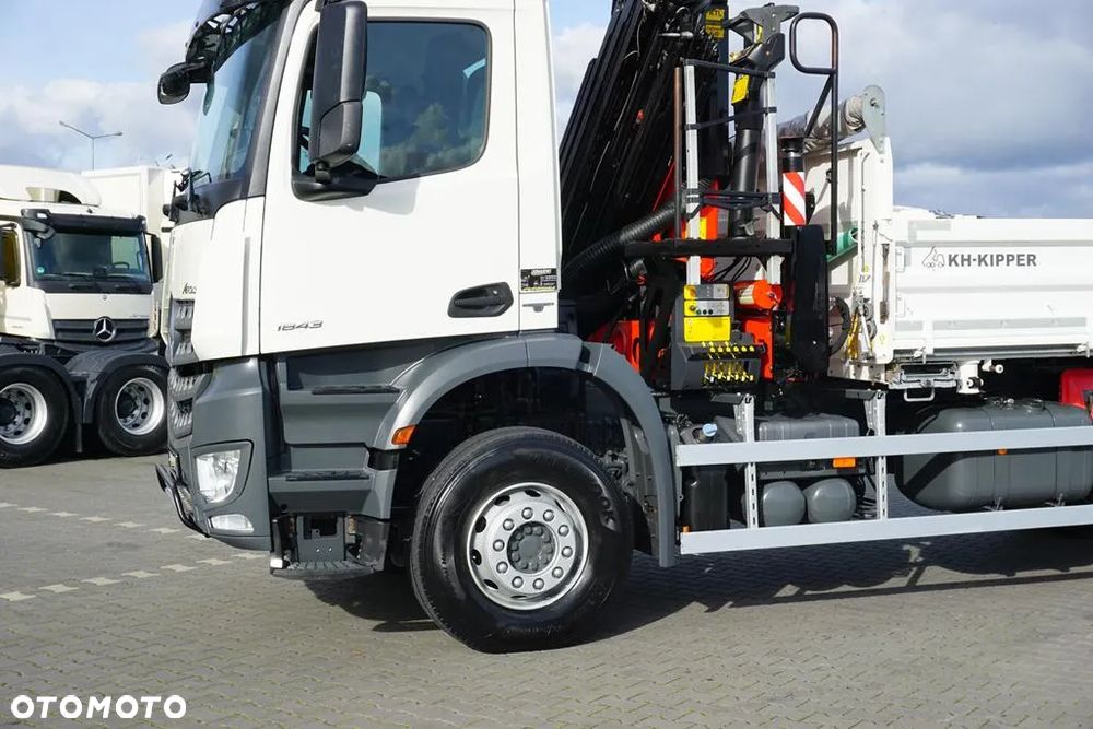 Mercedes-Benz / AROCS / 1843 / E 6 / WYWROTKA + HDS / ROTATOR / PALFINGER PK 13001 / WYSIĘG 17 M - 31