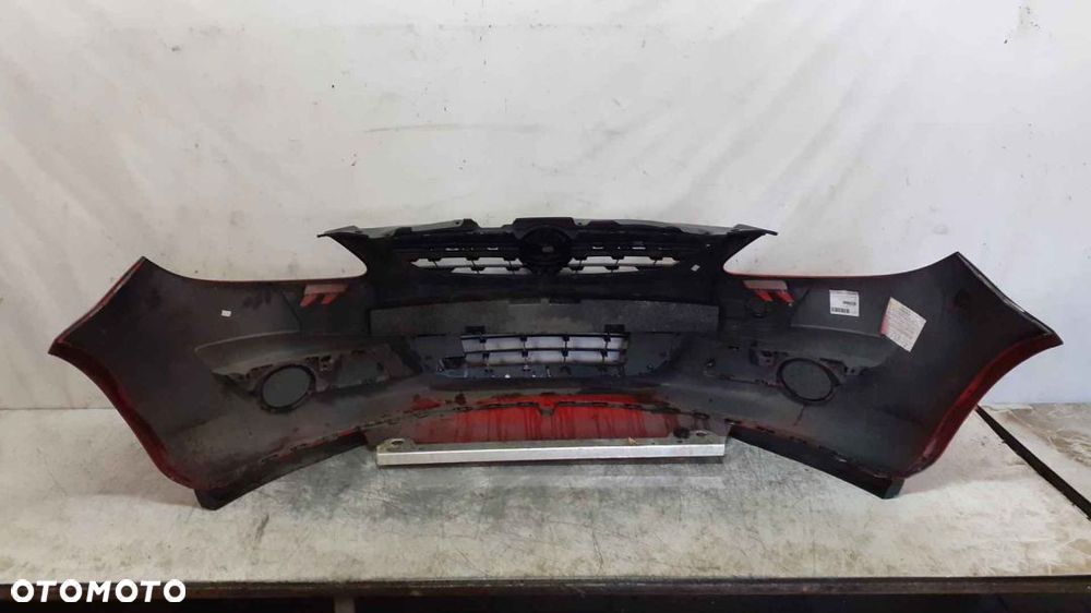 ^ ZDERZAK PRZÓD PRZEDNI DO OPEL CORSA D HALOGENY Z547 CZERWONY - 6