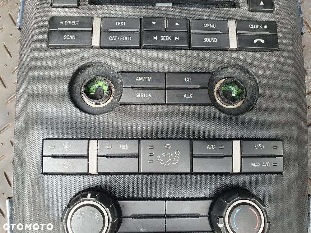 FORD F150 '09r PANEL ŚRODKOWY STEROWANIA PRZEŁĄCZNIKI RADIA KLIMATYZACJI NAWIEWU 9L3T-18A802-HA 9L34-1504302 9L34-19980-EE - 3