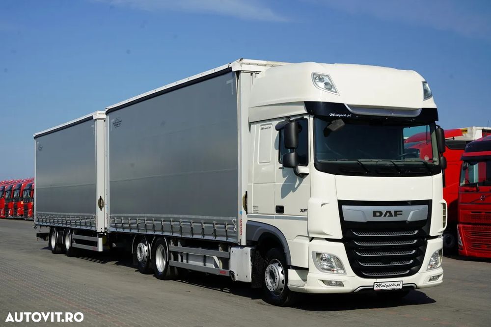 DAF XF 480 / COMBINAȚIE TANDEM / 120 M3 / PUNȚĂ RIDICATĂ / + REMORCĂ WECON / PUNȚI SAF - 5