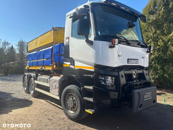 Renault K380 6X6 SCHMIDT STRATOS III PIASKARKA SOLARKA PŁUG
