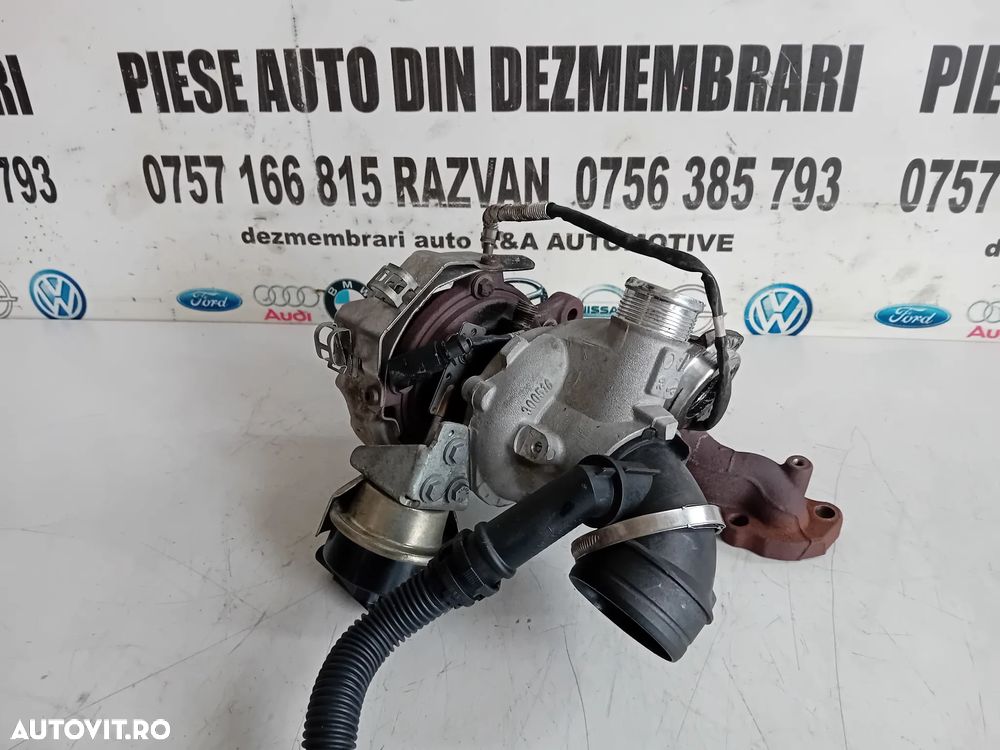 Turbo Turbina Ford Mondeo MK4 C Max S Max Focus 2.0 Tdci Euro 5 Cod 9662464980 - 4