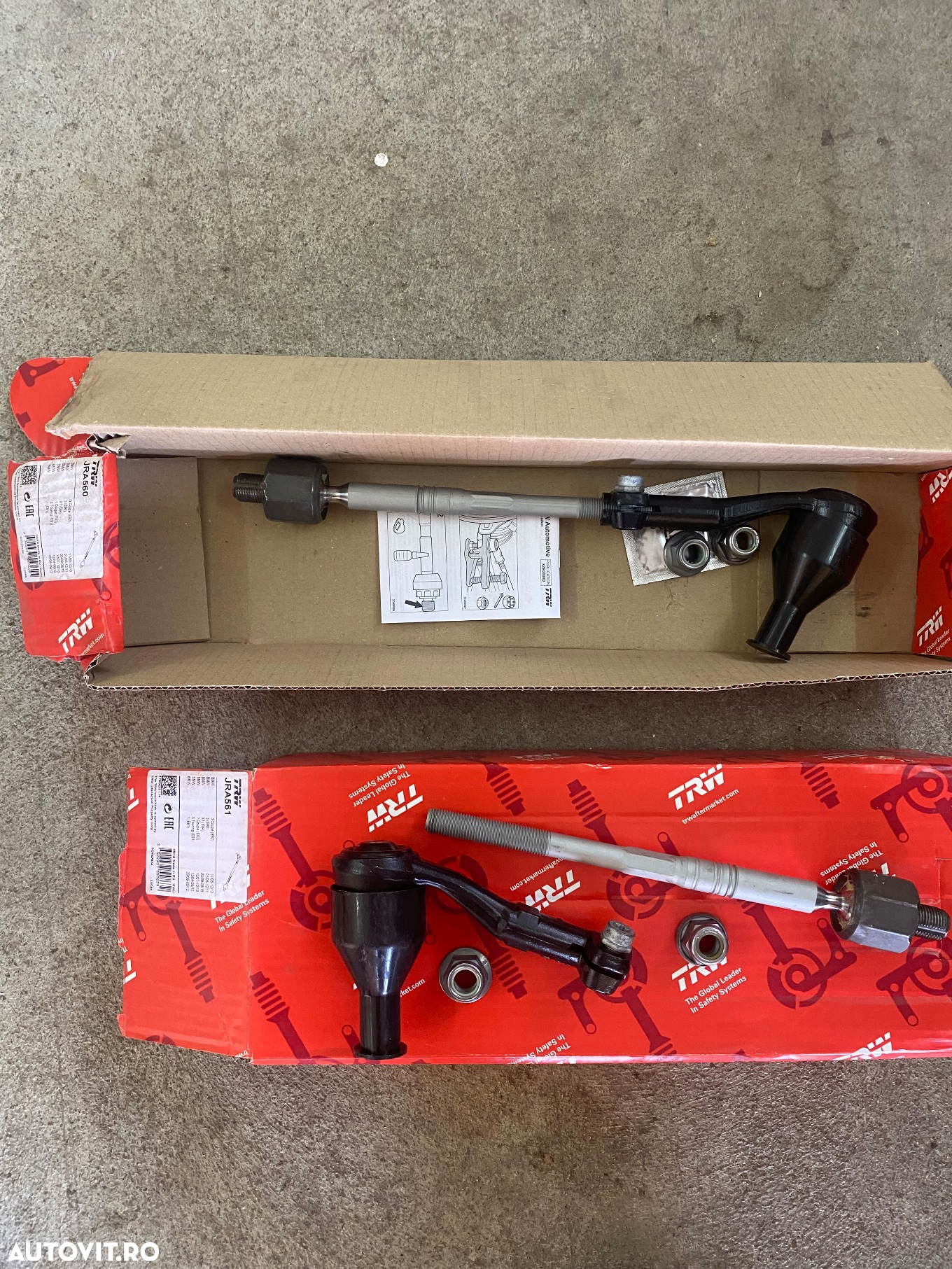 Set brațe față BMW E90, butuci roată față, bieletele și capetele de bară. - 3