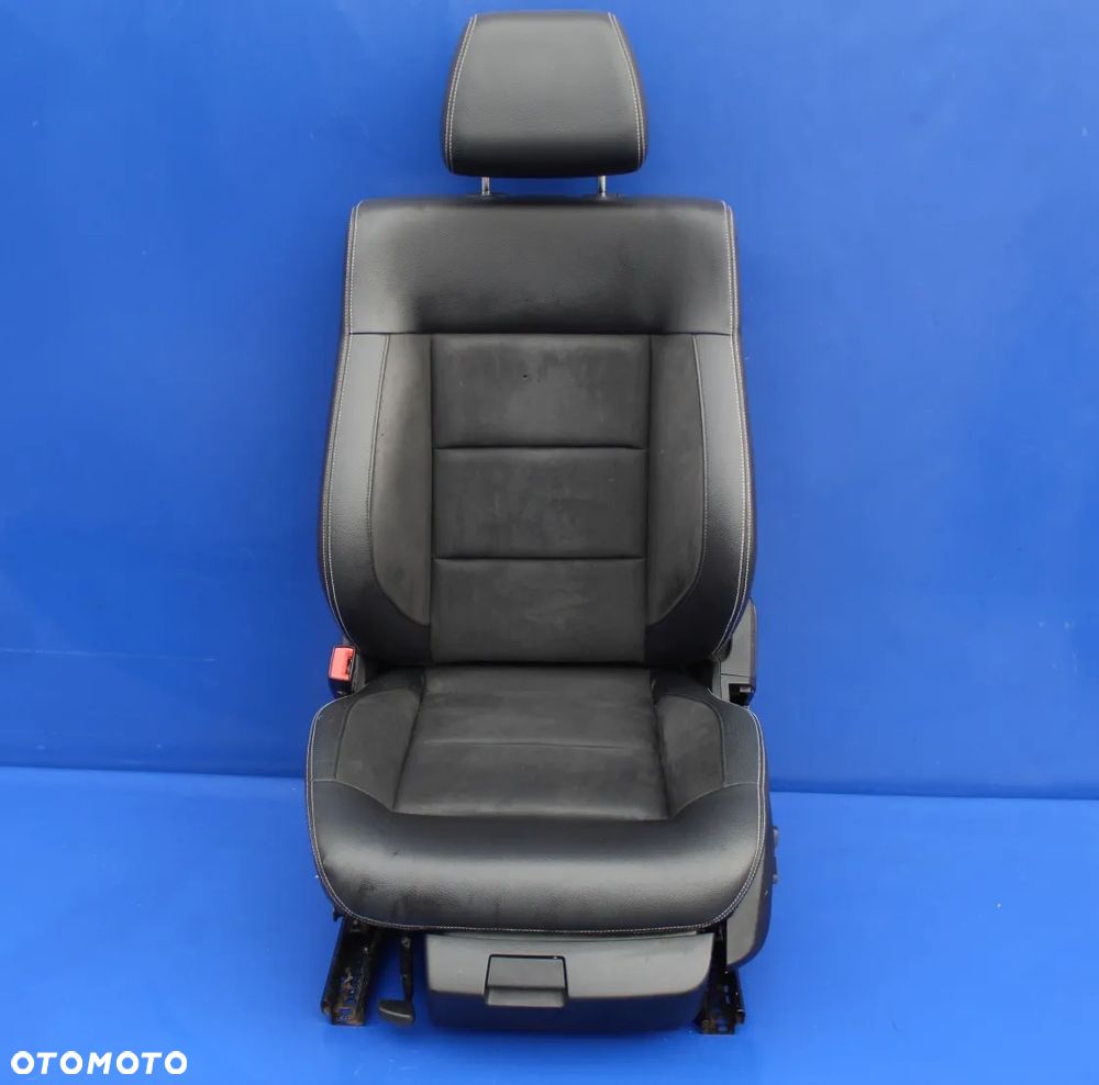 Fotel kierowcy lewy skóra + alcantara wersja sport OE Mercedes E-klasa W212 Lift 2014r - 2