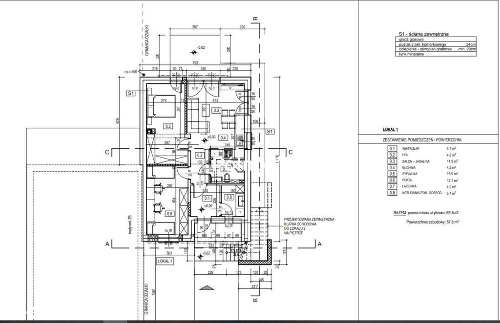 Apartament z ogródkiem i miejscem postojowym - Pełny obrazek: 4/5