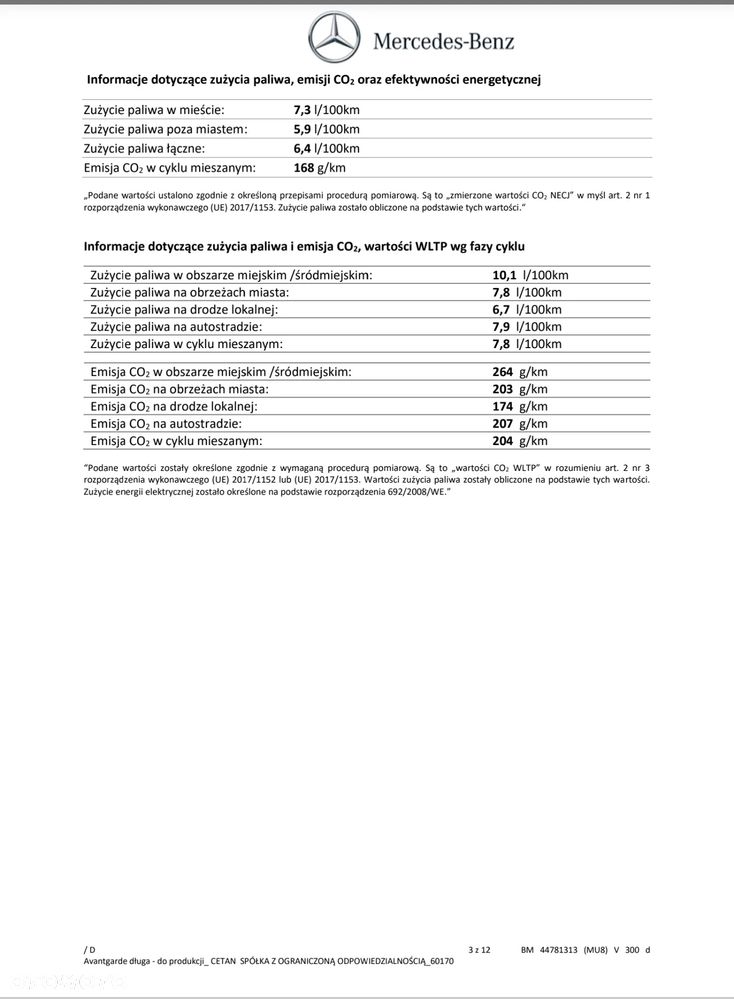 Mercedes-Benz Klasa V 300 d Avantgarde 9G-Tronic (d³ugi) - 19