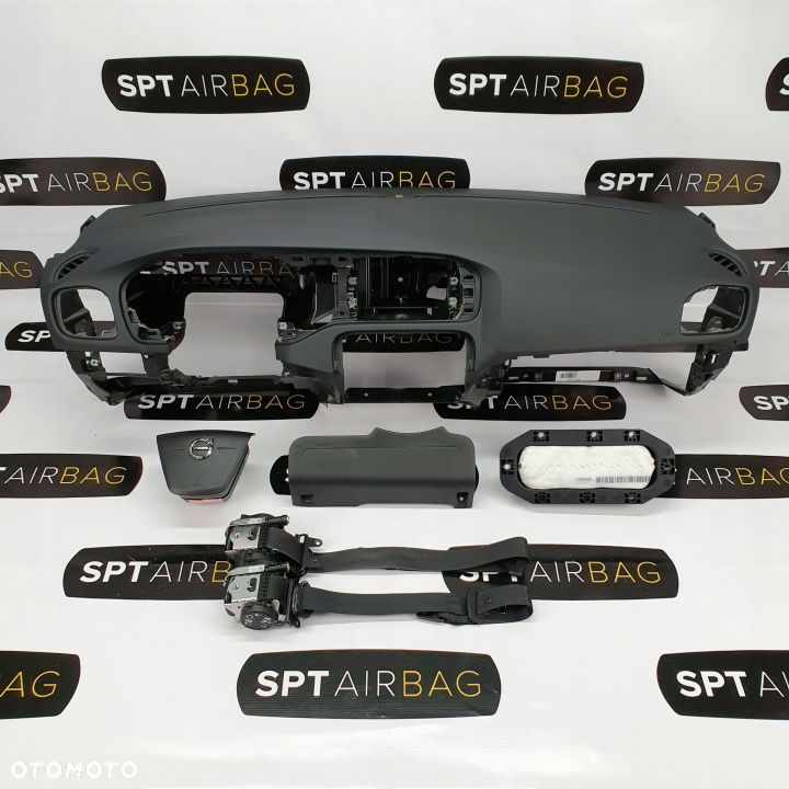 VOLVO V40 LIFT V40 DESKA ROZDZIELCZA KONSOLA KOKPIT PULPIT PODUSZKI AIRBAG AIR BAG PASY KIT SET - 1