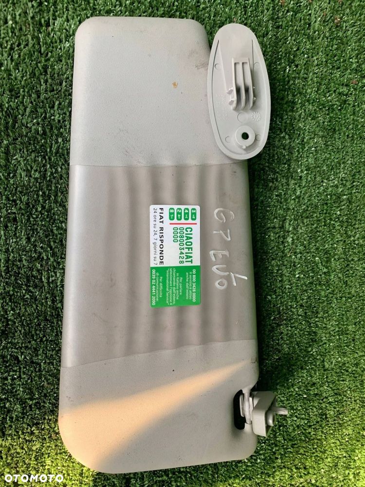 Daszek Osłona przeciwsłoneczna Fiat Punto Evo 2012 735459196 W-wa