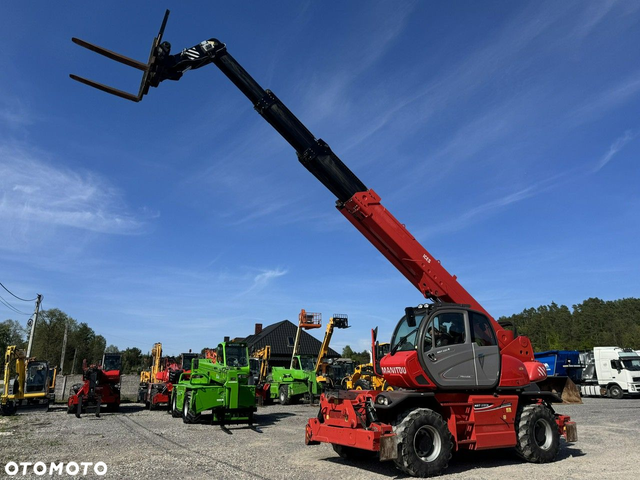 Manitou MRT 2150 + ROTO Ładowarka Teleskopowa Obrotowa 2550 - 2