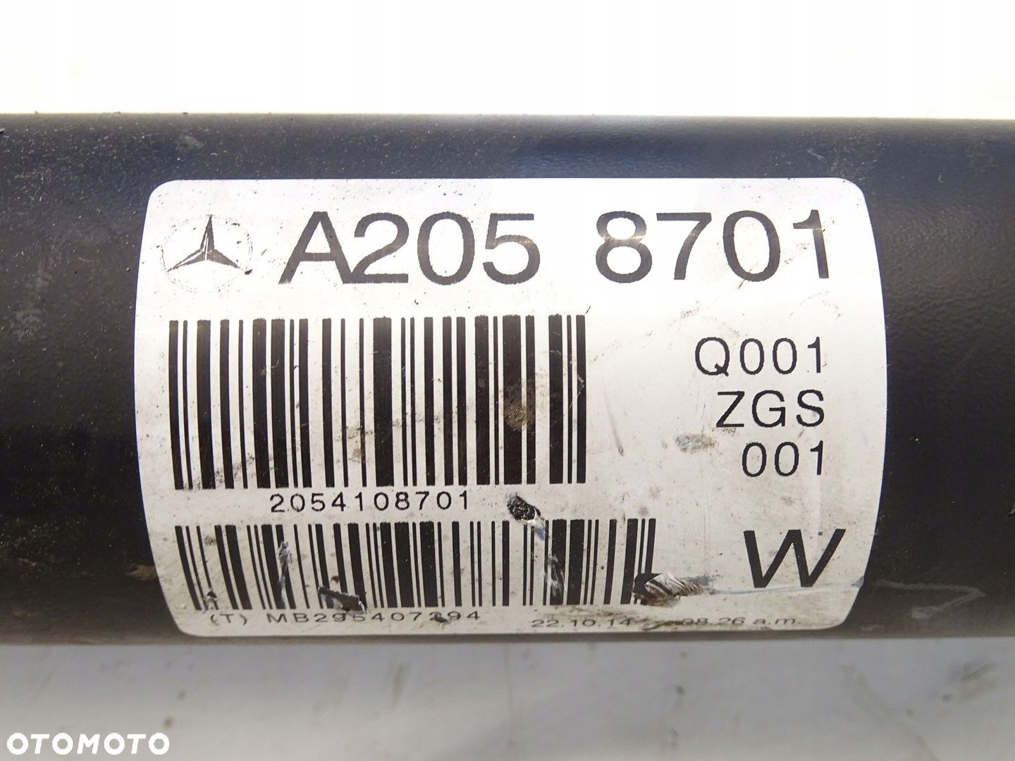 WAŁ NAPĘDOWY KARDANA MERCEDES C KLASA W205 2.0 CGI A2058701 A2054108701 - 10