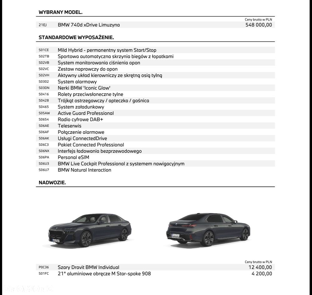 BMW Seria 7 740d xDrive mHEV M Sport sport - 12