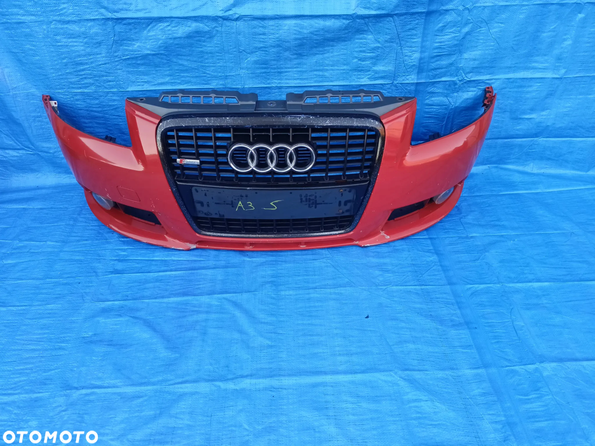 Zderzak przód przedni kompletny Audi A3 8P SLINE S-LINE lift duży grill wysyłka - 2
