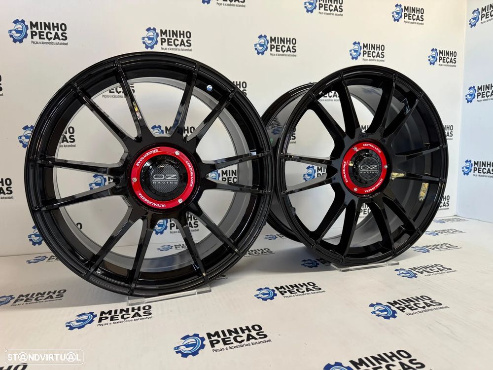 Jantes Look OZ Ultraleggera em 18 (5X100/5x112) Preto Brilho - 3
