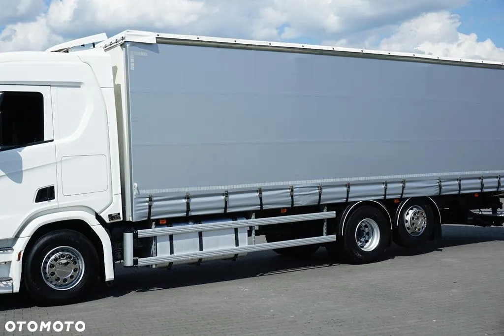 Scania R 410 / ACC / E 6  / FIRANKA + WINDA / DŁ. 9,5 M / 23 PALETY / RETARDER - 15