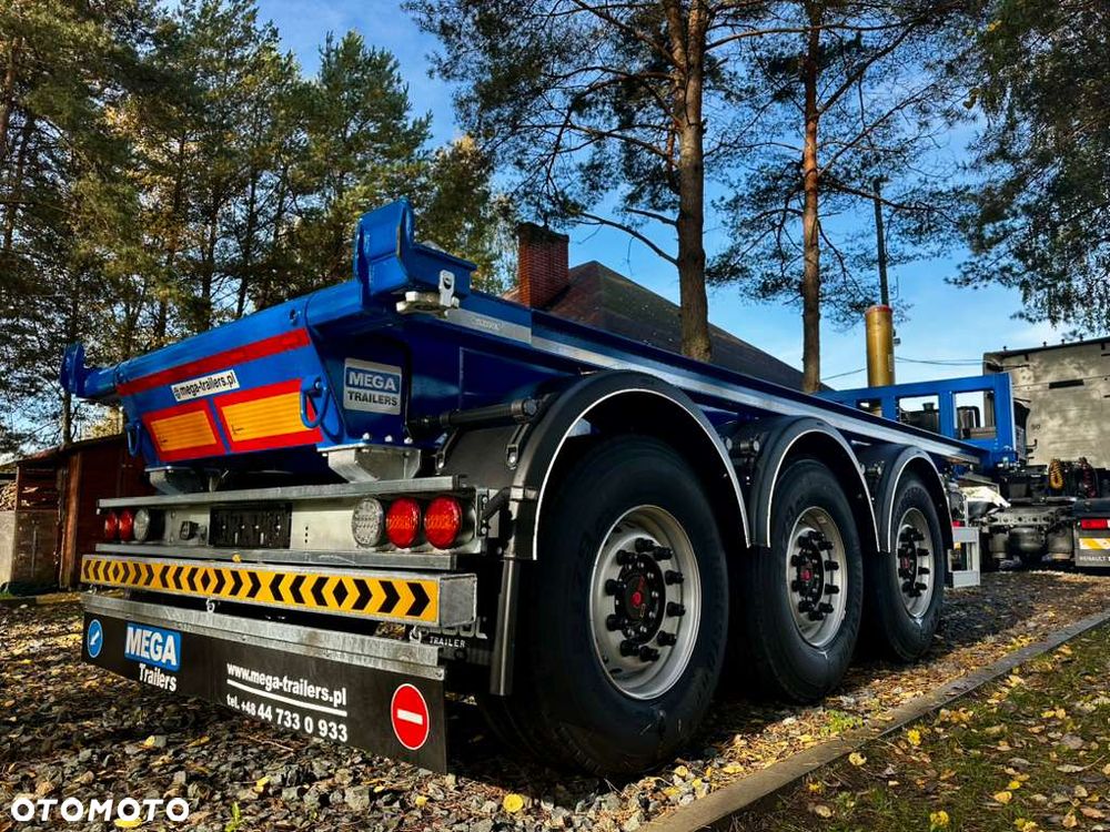 Inny MEGA TRAILERS - naczepa do przewozu kontenerów z wywrotem! z własną hydrauliką wywrotu! - 11