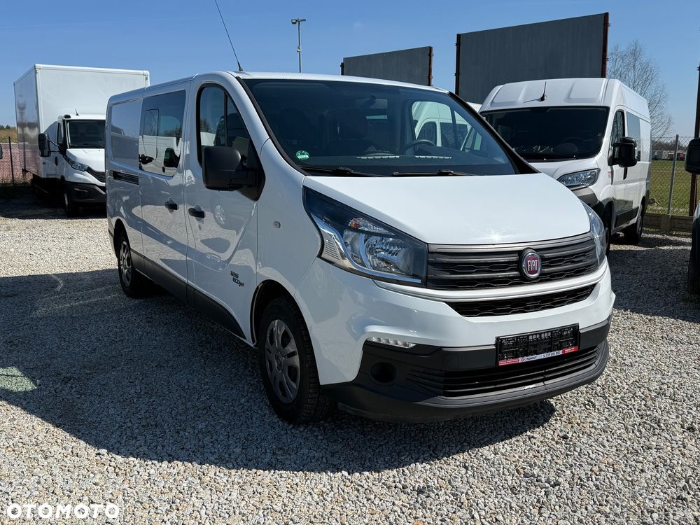 Fiat TALENTO EcoJet 125 LONG / BRYGADOWY 6 miejsc/klima/tempomat/2 tony na haku/bezwypadkowy/Import Niemcy - 1