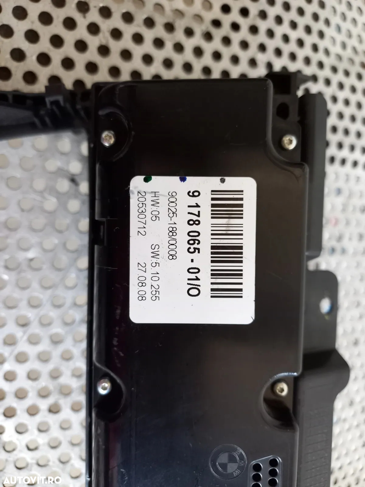 Panou Modul Clima Climatronic Buton Butoane Bmw X5 X6 E70 E71 Cod  - Dezmembrez Bmw - Dezmembrari A - 8