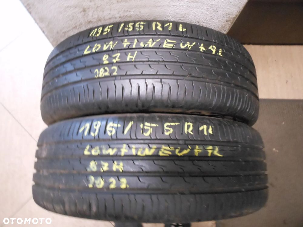 Opony 195/55r16 continental eco contact 6 6,4mm lato para - 1
