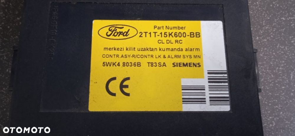 Moduł komfortu Ford Transit Connect 2T1T15K600BB - 3