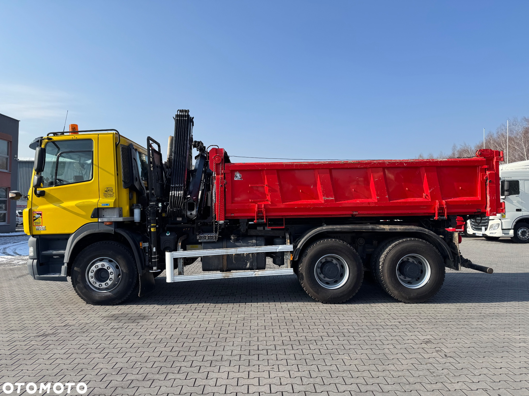 DAF CF 85.410 ATe 6x4 DŻWIG HDS HYDROBURTA OPONY-90% - 7