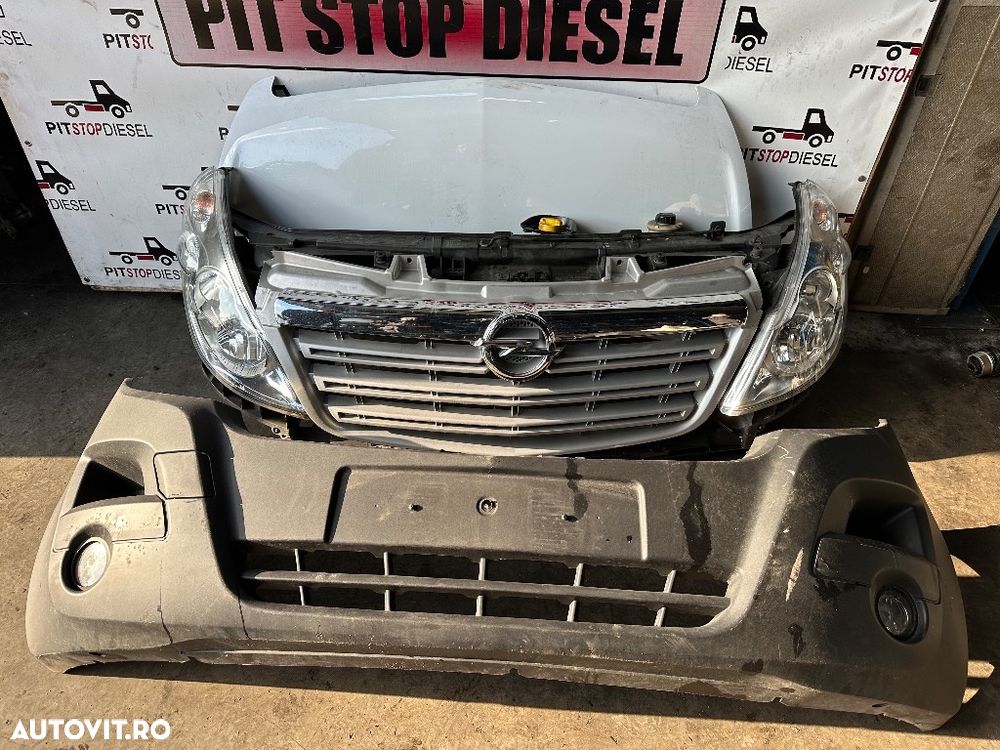 Fata completa OPEL MOVANO 2011 2012 2013 2014 2015 2016 bara fata, faruri, capota, trager, radiator, aripi - 1