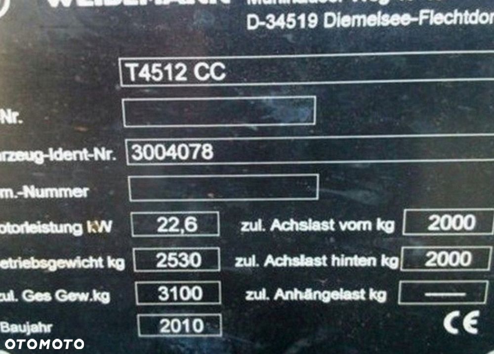 Weidemann T4512 CC - 10