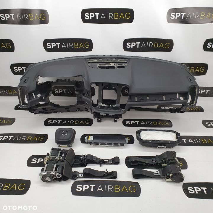 VOLVO XC40 DESKA ROZDZIELCZA KONSOLA KOKPIT PULPIT PODUSZKI AIRBAG AIR BAG PASY KIT SET - 1
