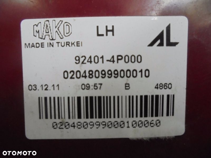 HYUNDAI I20 - lampa tylna lewa - 4
