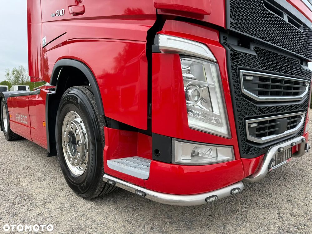 Volvo FH 500  // KLIMA POSTOJOWA //  ZABUDOWY MIĘDZYOSIOWE //FULL LED // ALCOA DURA BRIGHT/ NAVI // ORUROWANIE // TRĄBY // - 17