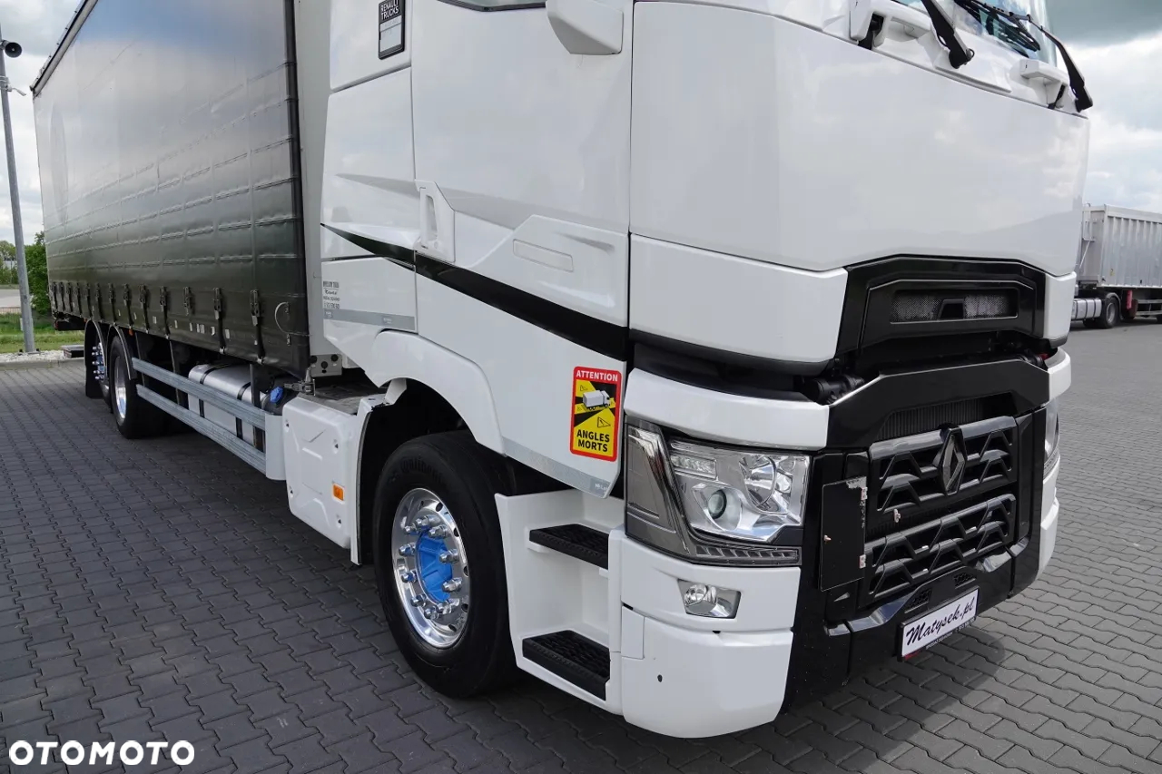 Renault T 440 / 6X2 / SOLÓWKA / FIRANKA 9.5 M / KLIMA POSTOJOWA  / WINDA / ALUFELGI / OŚ PODNOSZONA / PO KONTRAKCIE SERWISOWYM - 5