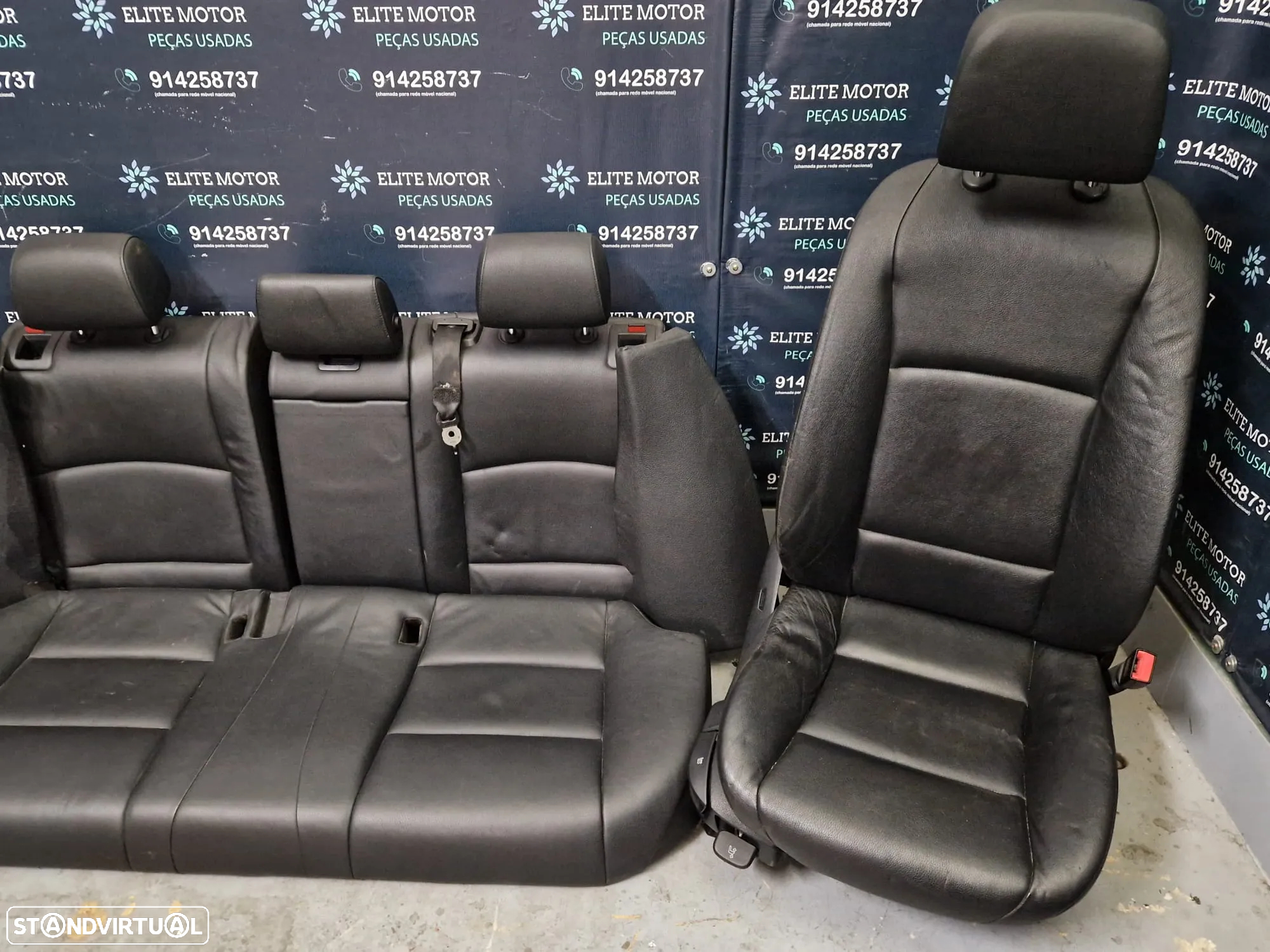 Jogo de bancos usados BMW SERIE 5 F11 PELE - 3