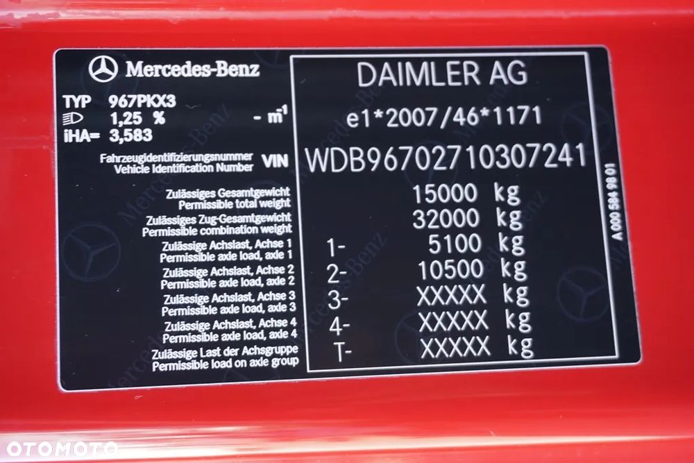 Mercedes-Benz ATEGO / 1530 / ACC / E 6 / FIRANKA + WINDA / ŁAD.7855 KG / 18 PALET - 11