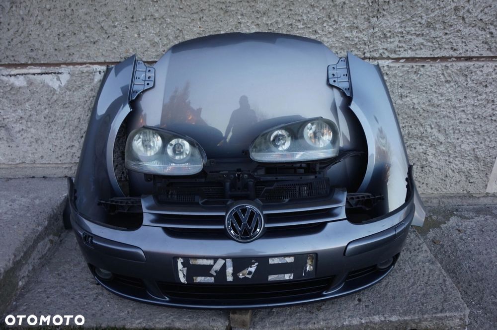 ZDERZAK MASKA BŁOTNIK KOMPLETNY PRZÓD VW GOLF V 5