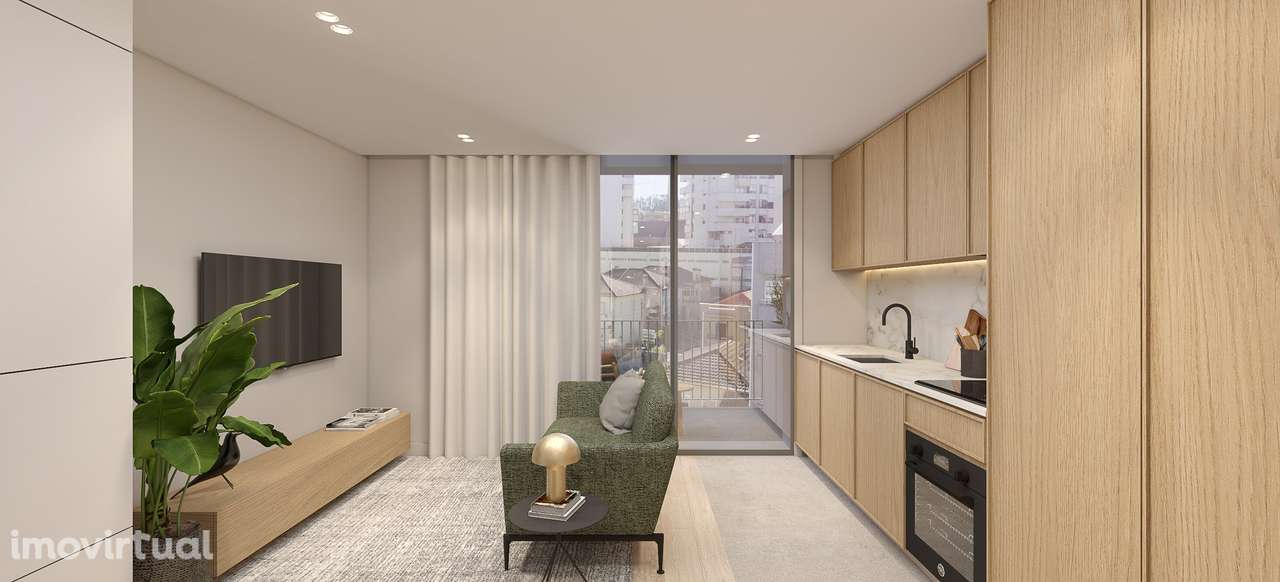 T0 Novo c/ Varanda em Mafamude, Vila Nova de Gaia - Grande imagem: 4/14