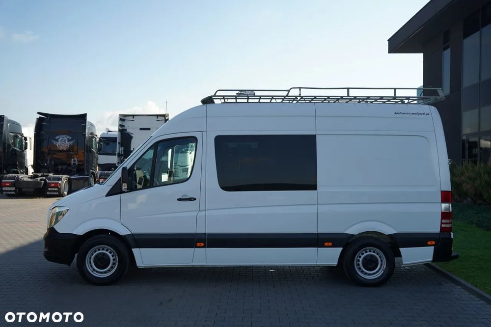 Mercedes-Benz SPRINTER 310 CDI / BRYGADÓWKA  7 MIEJSC / MANUAL / BLASZAK / FURGON - 5