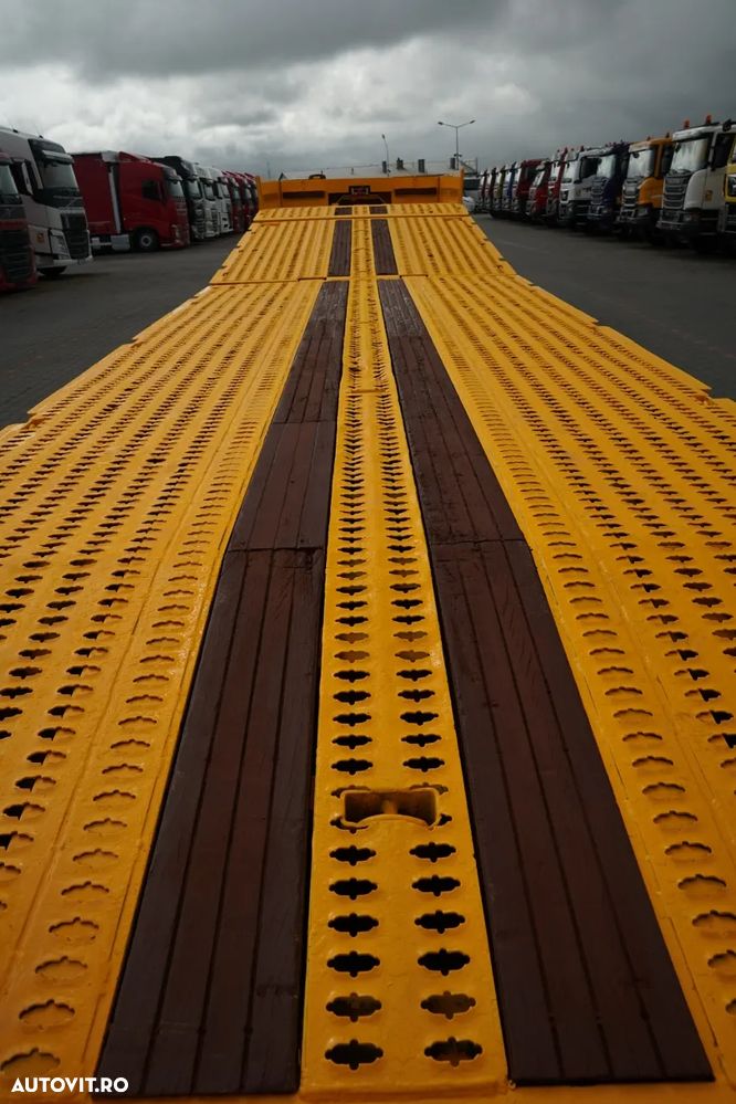 Louault TRACTOR 13,6 M / BETON JOS / PLATFORMĂ HIDRAULICĂ / RAMPE HIDRAULICE / AX DE DIRECȚIE / TRONCIU / LĂRGIRE - 12