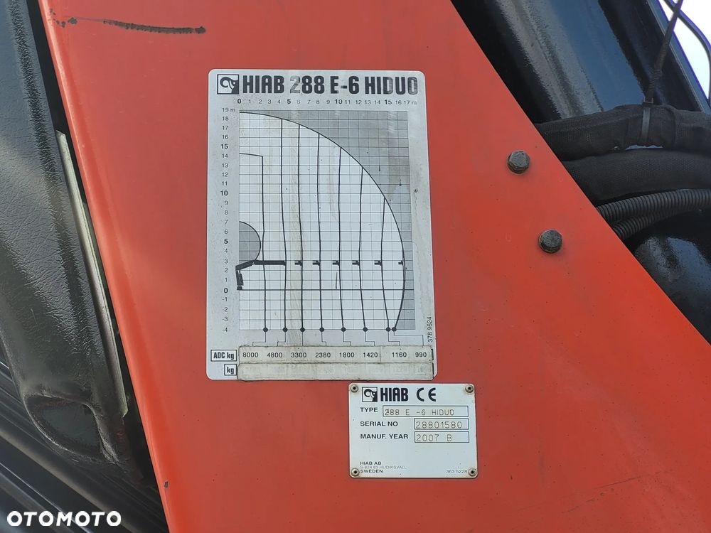 Iveco TRAKKER 260T36 6x4 HIAB 288 E-6 16m 6 WYSUWÓW PILOT HDS RADIOWY MOCNY ŻURAW DŹWIG KLIMA DUŻY - 20