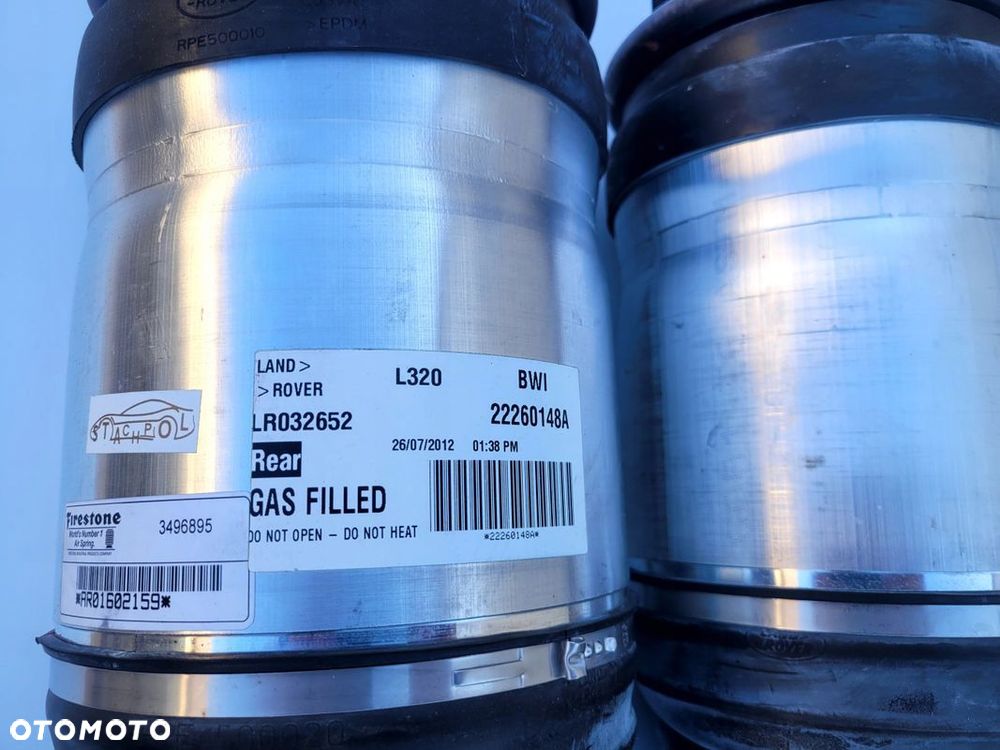 RANGE/LAND ROVER SPORT L320 22260147A 22260148A AMORTYZATORY NOWE - 4